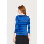 Kobiety T SHIRT TOP | Marks & Spencer SLASH FITTED - Bluzka z długim rękawem - blue mix/niebieski - OA14926
