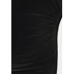Kobiety T SHIRT TOP | Missguided Maternity SLINKY - Bluzka z długim rękawem - black/czarny - SM52726