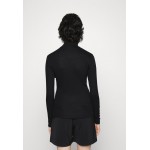 Kobiety T SHIRT TOP | Modström KROWN T NECK - Bluzka z długim rękawem - black/czarny - XQ94515