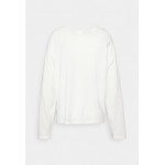Kobiety T SHIRT TOP | Monki Bluzka z długim rękawem - white light unique solid/biały - QH31957