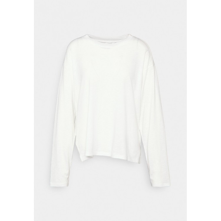 Kobiety T SHIRT TOP | Monki Bluzka z długim rękawem - white light unique solid/biały - QH31957