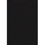 Kobiety T SHIRT TOP | NA-KD DRAWSTRING DETAIL - Bluzka z długim rękawem - black/czarny - EU19493