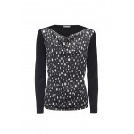 Kobiety T SHIRT TOP | NeroGiardini T-shirt z nadrukiem - nero/czarny - EZ14674