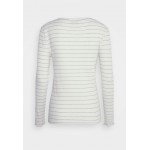 Kobiety T SHIRT TOP | Noa Noa ESSENTIAL ORGANIC - Bluzka z długim rękawem - off white/mleczny - DK89159