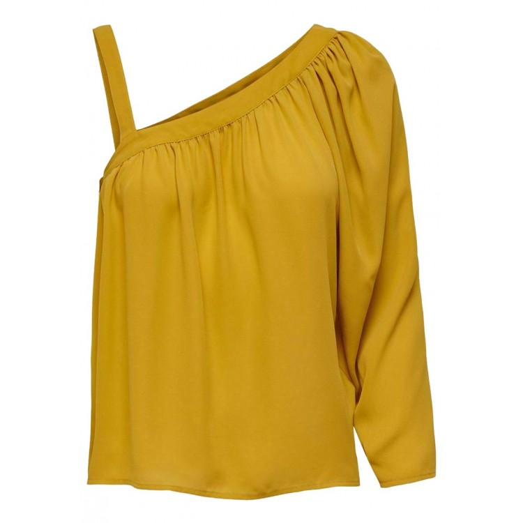 Kobiety T SHIRT TOP | ONLY Bluzka z długim rękawem - tawny olive/żółty - BW08023