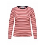 Kobiety T SHIRT TOP | ONLY Carmakoma Bluzka z długim rękawem - red/biały - PW82788