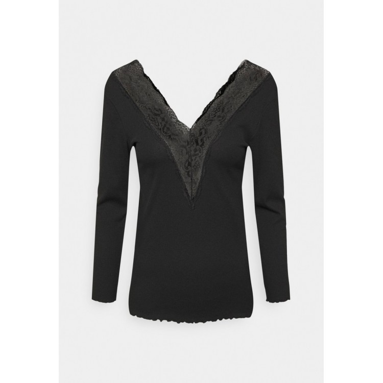Kobiety T SHIRT TOP | ONLY Tall ONLOLIVIA - Bluzka z długim rękawem - black/czarny - UK04100