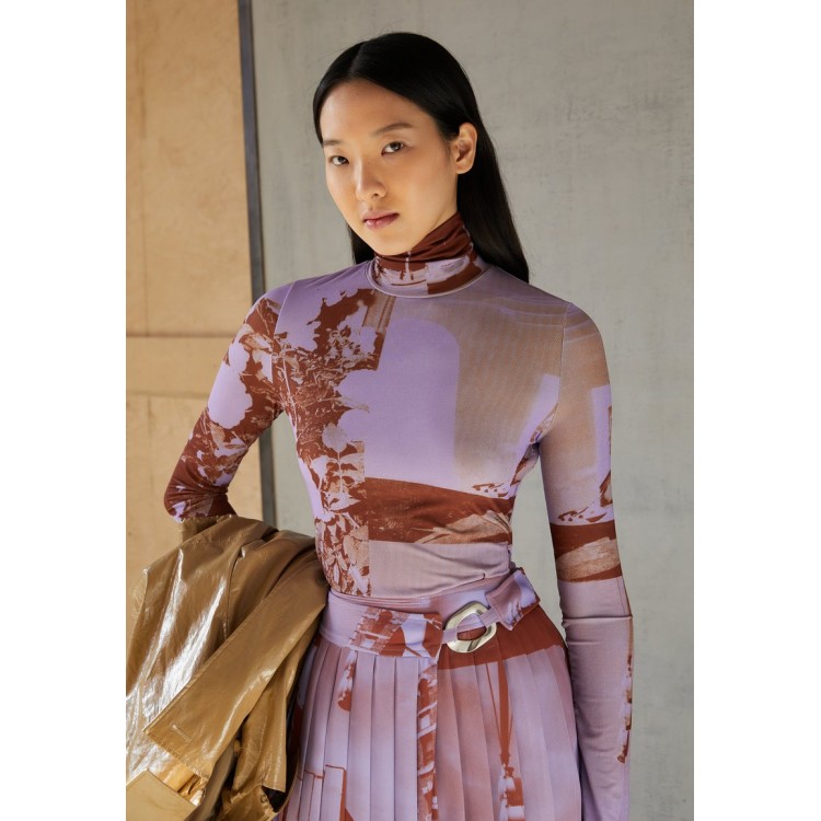 Kobiety T SHIRT TOP | Rejina Pyo LOGAN - Bluzka z długim rękawem - Purple/fioletowy - XS33169