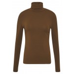 Kobiety T SHIRT TOP | Samsøe Samsøe ESTER - Bluzka z długim rękawem - monks robe/brązowy - QD41509