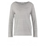 Kobiety T SHIRT TOP | Samsøe Samsøe NOBEL STRIPE - Bluzka z długim rękawem - black stripe/czarny - JF56660
