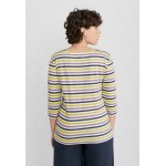 Kobiety T SHIRT TOP | Seasalt Cornwall SAILOR - Bluzka z długim rękawem - tri mini cornish chalk lime/beżowy - IA69835