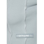 Kobiety T SHIRT TOP | Sixth June CROP - Bluzka z długim rękawem - blue/niebieski - JQ53843