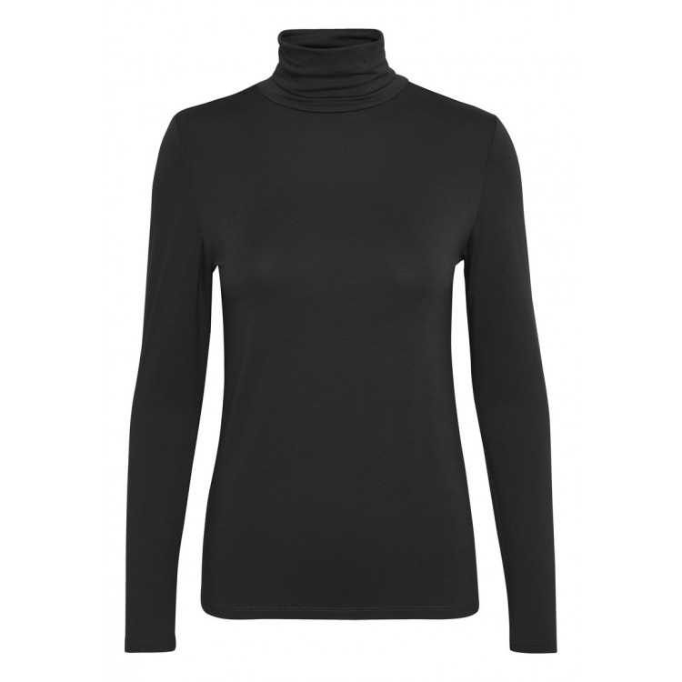 Kobiety T SHIRT TOP | Soaked in Luxury SLHANADI LS - Bluzka z długim rękawem - black/czarny - OV02581