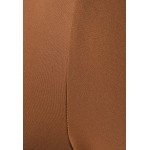 Kobiety T SHIRT TOP | South Beach SQUARE NECK LONG SLEEVE CROP - Bluzka z długim rękawem - capuccino/brązowy - HZ46825