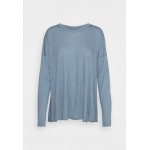 Kobiety T SHIRT TOP | Sweaty Betty EASY PEAZY - Bluzka z długim rękawem - steel blue/niebieski - KP85886