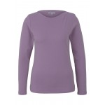 Kobiety T SHIRT TOP | TOM TAILOR DENIM LONGSLEEVE - Bluzka z długim rękawem - soft mauve/fioletowy - YB71699