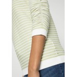 Kobiety T SHIRT TOP | TOM TAILOR DENIM STRIPED JACQUARD - Bluzka z długim rękawem - green/jasnozielony - JZ71158