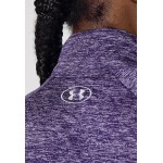 Kobiety T SHIRT TOP | Under Armour TECH TWIST - Bluzka z długim rękawem - purple switch/club purple/metallic silver/fioletowy - MJ02308