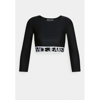 Kobiety T_SHIRT_TOP | Versace Jeans Couture SHINY SUMATRA - Bluzka z długim rękawem - nero/czarny - RJ81096