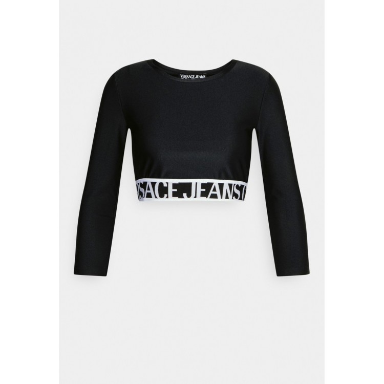 Kobiety T SHIRT TOP | Versace Jeans Couture SHINY SUMATRA - Bluzka z długim rękawem - nero/czarny - RJ81096