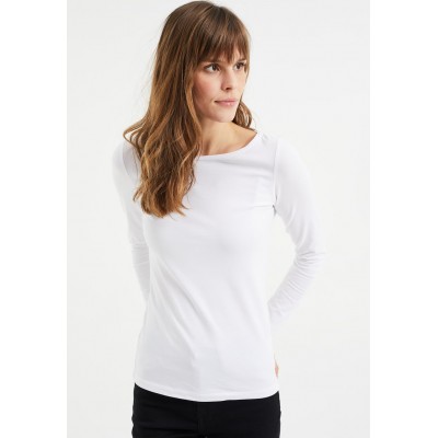 Kobiety T_SHIRT_TOP | WE Fashion Bluzka z długim rękawem - white/biały - ZF75172