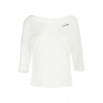Kobiety T SHIRT TOP | Winshape 3/4 ARM - Koszulka sportowa - vanilla/biały - ZN52083