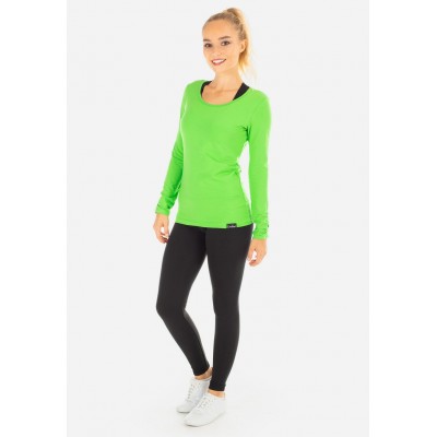 Kobiety T_SHIRT_TOP | Winshape LONGSLEEVE WS1 - Bluzka z długim rękawem - apple green/zielony - LM24009